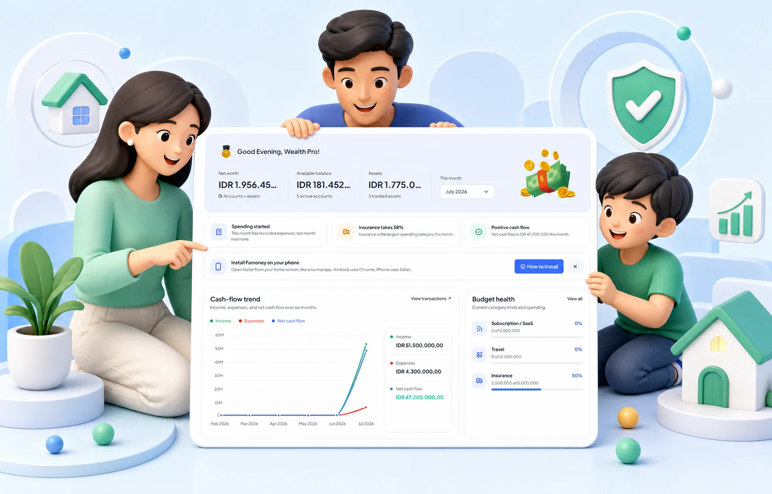 Famoney Financial Control - visual resmi Famoney